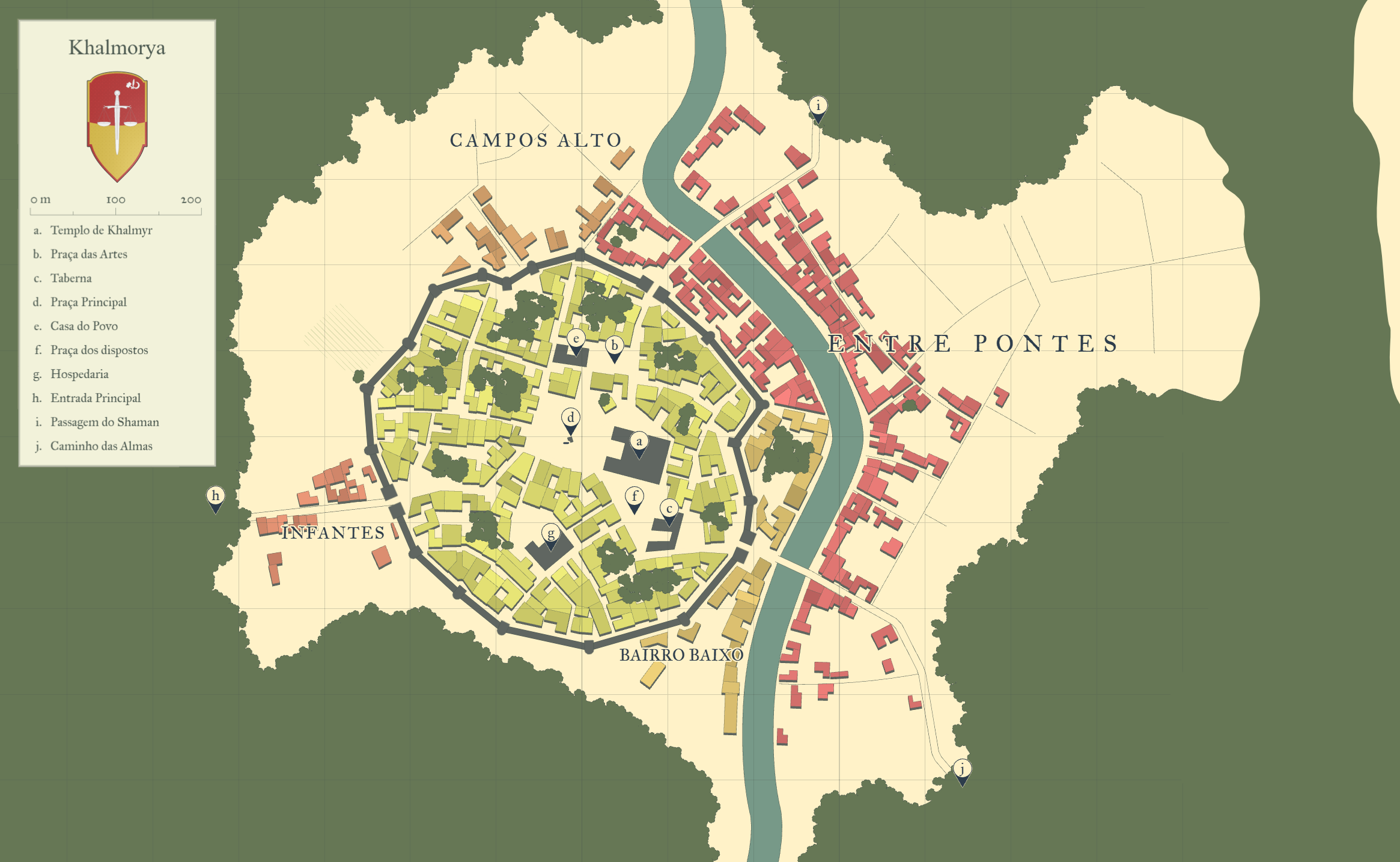 Mapa da Vila de Khalmorya